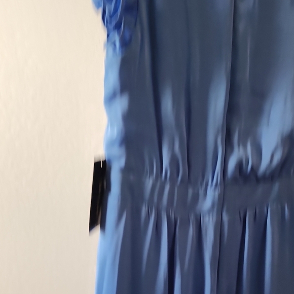 Taylor Blue Ruffled Jumpsuit - Picture 9 of 11